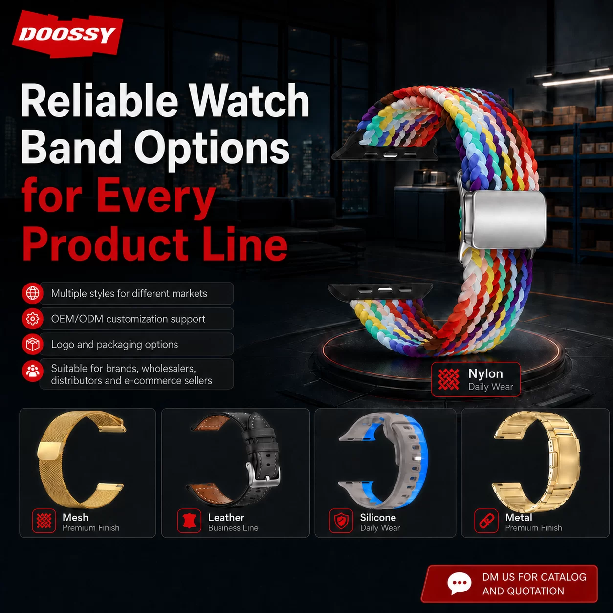Your Trusted Watch Band Partner for Multi-Style Product Development
